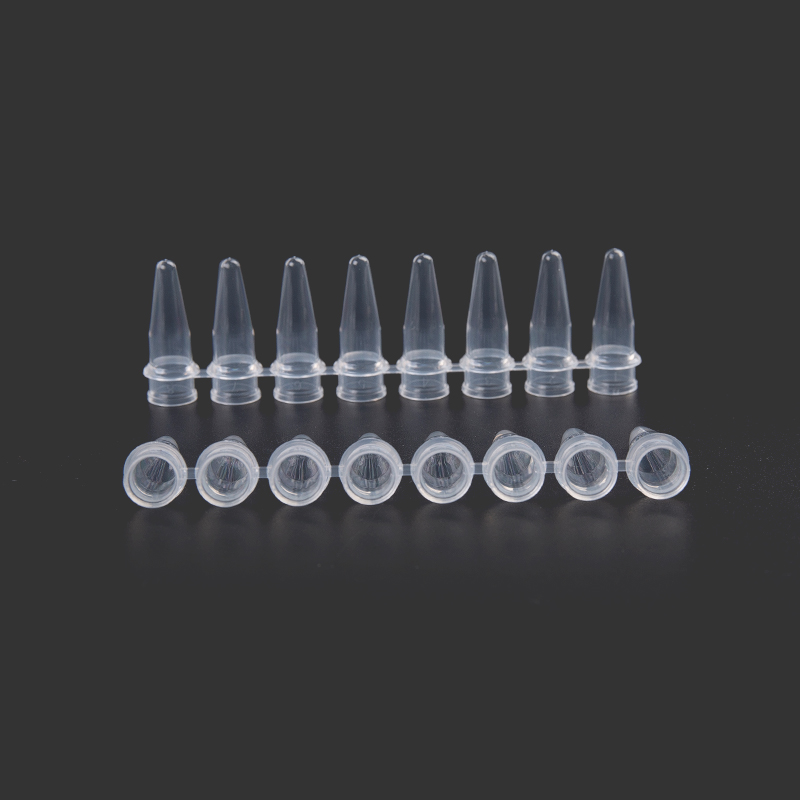 0.2mL PCR 8-টিউব স্ট্রিপ