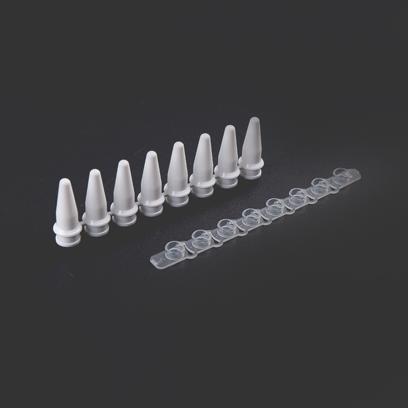 0.2mL PCR 8-টিউব স্ট্রিপ